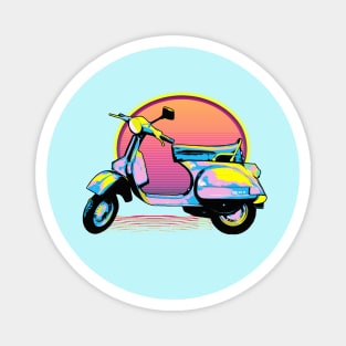 Vespa Sunset Magnet